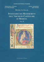 Inventario dei Manoscritti dell' Archivio Capitolare di Modena (vol. II)