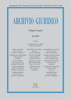 Archivio Giuridico n. 2 2010