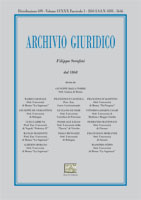 Archivio Giuridico n. 1 2010