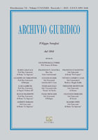 Archivio Giuridico n. 1 2013