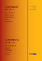 Ciberspazio e diritto n. 3 2008 - versione digitale