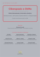 Ciberspazio e diritto n. 1 2013