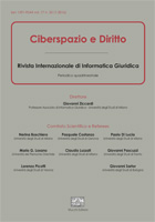 Ciberspazio e diritto n. 1-2 2016 - versione digitale
