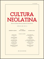 Cultura Neolatina n. 3-4 2010