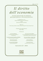 Il diritto dell’economia n. 2-3 2010