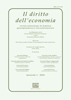 Il diritto dell’economia n. 1 2010