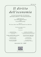 Il diritto dell’economia n. 3-4 2009