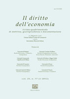 Il diritto dell’economia n. 1 2012