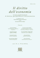 Il diritto dell'economia n. 3 2012