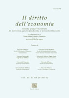 Il diritto dell'economia n. 3 2014