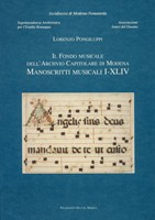 Il Fondo musicale dell' Archivio Capitolare di Modena