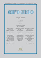 Archivio Giuridico n. 2 2010 - versione digitale
