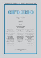 Archivio Giuridico n. 2 2009