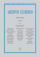 Archivio Giuridico n. 1 2013