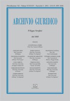 Archivio Giuridico n. 4 2015 - versione digitale