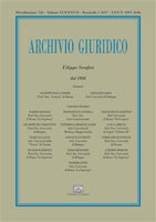 Archivio giuridico n. 1 2017