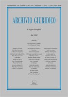 Archivio giuridico n. 2 2014 - versione digitale