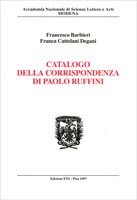 Catalogo della corrispondenza di Paolo Ruffini