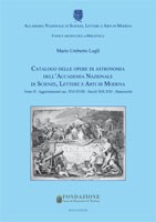Catalogo delle opere di astronomia dell'Accademia Nazionale di Scienze, Lettere e Arti di Modena - Tomo II