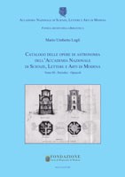 Catalogo delle opere di astronomia dell'Accademia Nazionale di Scienze, Lettere e Arti di Modena - Tomo III