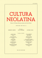Cultura Neolatina n. 3-4 2018