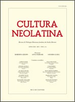 Cultura Neolatina n. 3-4 2011 - versione digitale