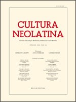 Cultura Neolatina n. 3-4 2010 - versione digitale