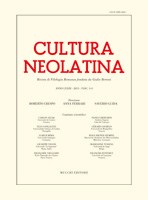 Cultura Neolatina n. 3-4 2013