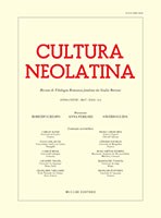 Cultura Neolatina n. 3-4 2017 - versione digitale