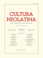 Cultura neolatina n. 1-2 2016 - versione digitale
