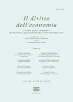 Il diritto dell'economia n. 2 2012