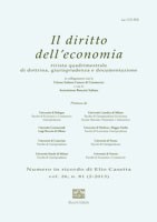 Il diritto dell'economia n. 2 2013 (Numero in ricordo di Elio Casetta)