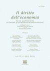 Il diritto dell'economia n. 3 2014